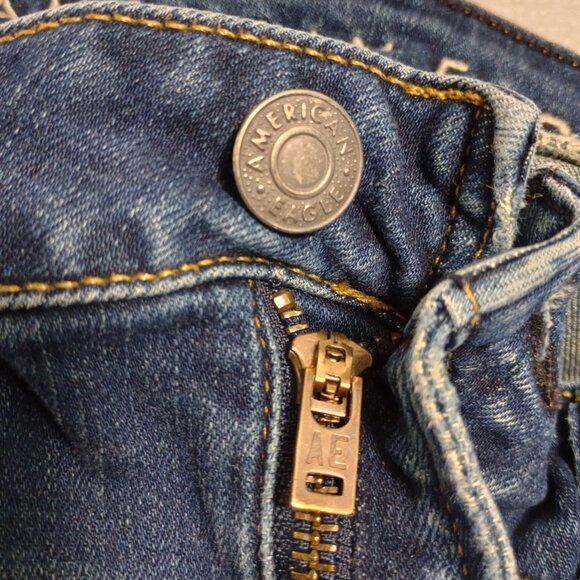 American Eagle Slim Straight Air Flex + Jean's Pre-Owned Size 34 X 30 - Picture 7 of 7